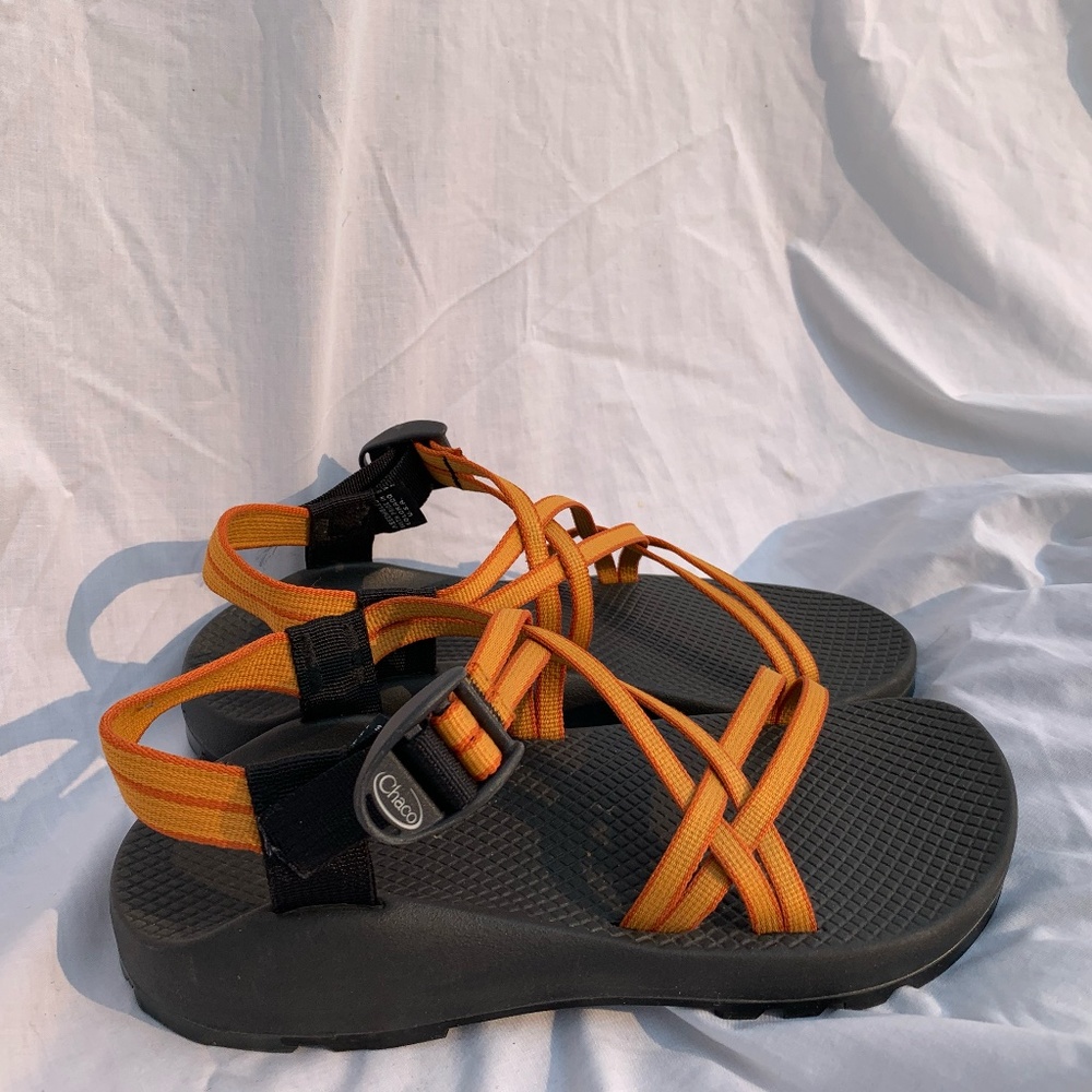 Chaco Z2 Double Strap, Mandarine, Women's sz. 9